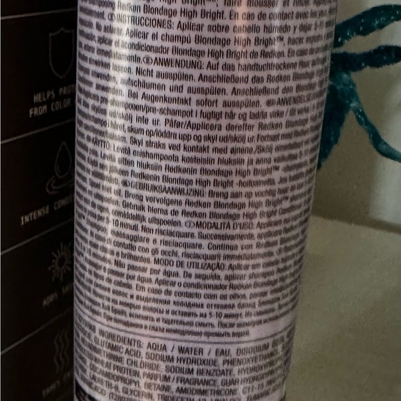 3 produits  ….Shampoo , revitalisant et traitement Redken blindage high bright - Picture 11 of 12
